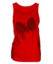 Papillon Sketch Ladies Vest
