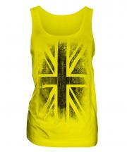 Union Jack Faded Print Ladies Vest