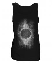 Brazil Flag Faded Print Ladies Vest