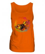 Butterfly Watercolour Ladies Vest