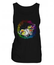 Butterfly Watercolour Ladies Vest