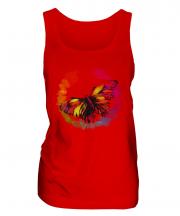 Butterfly Watercolour Ladies Vest