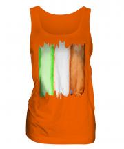 Ireland Flag Watercolour Ladies Vest