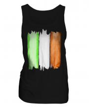 Ireland Flag Watercolour Ladies Vest