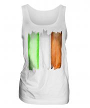 Ireland Flag Watercolour Ladies Vest