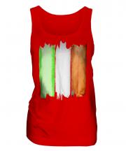 Ireland Flag Watercolour Ladies Vest