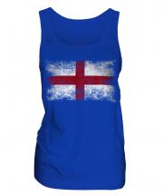 England St George Distressed Flag Ladies Vest