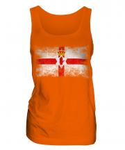 Northern Ireland Distressed Flag Ladies Vest