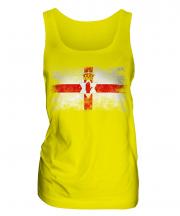 Northern Ireland Distressed Flag Ladies Vest