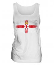 Northern Ireland Distressed Flag Ladies Vest
