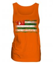 Abkhazia Distressed Flag Ladies Vest