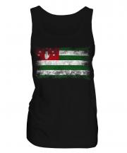 Abkhazia Distressed Flag Ladies Vest