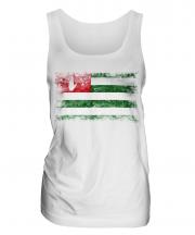 Abkhazia Distressed Flag Ladies Vest