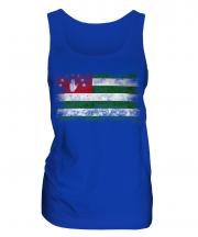 Abkhazia Distressed Flag Ladies Vest