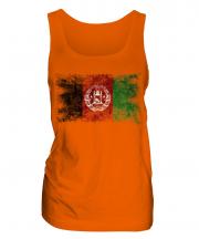 Afghanistan Distressed Flag Ladies Vest