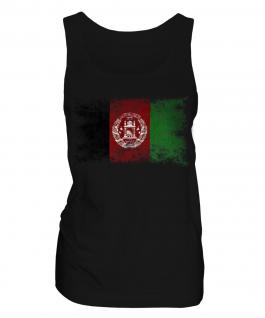 Afghanistan Distressed Flag Ladies Vest