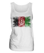 Afghanistan Distressed Flag Ladies Vest