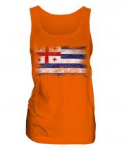 Ajaria Distressed Flag Ladies Vest