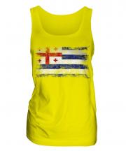 Ajaria Distressed Flag Ladies Vest