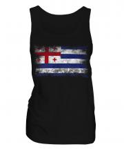 Ajaria Distressed Flag Ladies Vest