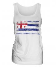 Ajaria Distressed Flag Ladies Vest