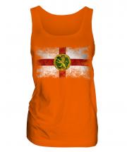 Alderney Distressed Flag Ladies Vest