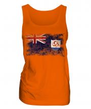 Anguilla Distressed Flag Ladies Vest