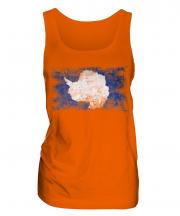 Antartica Distressed Flag Ladies Vest
