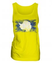Antartica Distressed Flag Ladies Vest