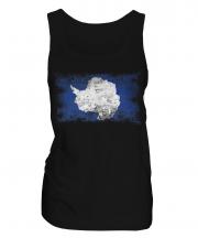 Antartica Distressed Flag Ladies Vest