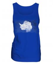 Antartica Distressed Flag Ladies Vest