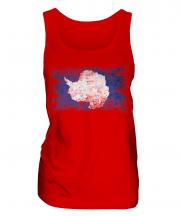 Antartica Distressed Flag Ladies Vest