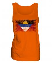 Antigua And Barbuda Distressed Flag Ladies Vest