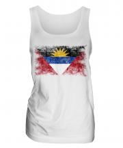 Antigua And Barbuda Distressed Flag Ladies Vest