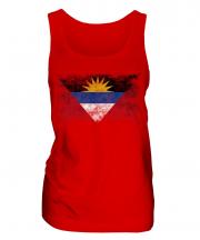 Antigua And Barbuda Distressed Flag Ladies Vest