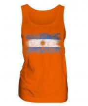 Argentina Distressed Flag Ladies Vest