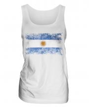 Argentina Distressed Flag Ladies Vest