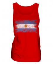Argentina Distressed Flag Ladies Vest