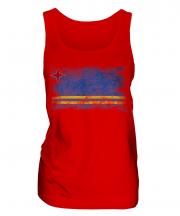 Aruba Distressed Flag Ladies Vest