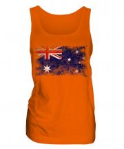 Australia Distressed Flag Ladies Vest