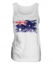 Australia Distressed Flag Ladies Vest