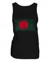 Bangladesh Distressed Flag Ladies Vest