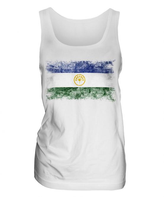 Bashkortostan Distressed Flag Ladies Vest