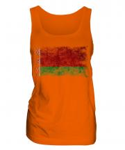 Belarus Distressed Flag Ladies Vest