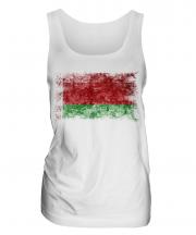 Belarus Distressed Flag Ladies Vest
