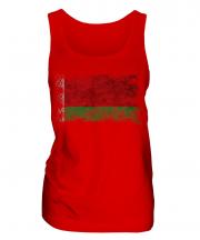 Belarus Distressed Flag Ladies Vest