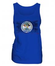 Belize Distressed Flag Ladies Vest