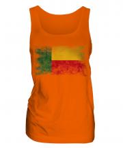 Benin Distressed Flag Ladies Vest