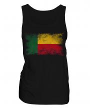 Benin Distressed Flag Ladies Vest