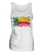 Benin Distressed Flag Ladies Vest